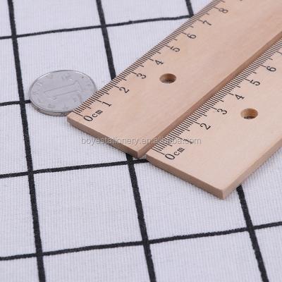 China Wholesale Wooden School Office Stationery Ruler School Stationery Ruler Set Kids Gift Stationery 30cm Straight Ruler for sale