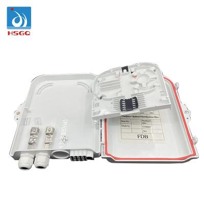 China Plastic FTTH FTTB FTTX ODI HSGQ FTTH 8 End Access Cabinet 8 Ports End Access Rubber Waterproof Fiber Optic Gpon Gpon ONU Fiber Optic Box FDB/ATB for sale