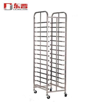 China S/S 201 Stainless Steel Mobile Restaurant Food Cake Cooling And Roasting Stand Dessert Carts Bread Carts With Wheels for sale