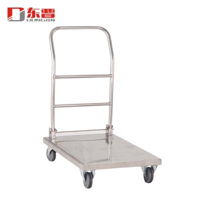 China Tools Stainless Steel Hand Truck Folding Heavy Duty Platform Cart for sale