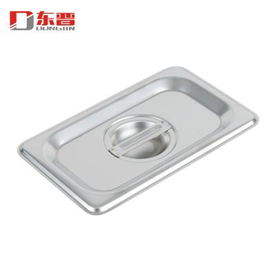 China 201 Gastronorm European/American Stainless Steel Containers Dish Lid Spike Drip Tray 1/9 for sale