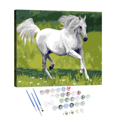 China Factory Direct Selling DIY CREATIVE Oil Animal Paint By Numbers Kit Custom Paint By Numbers For Adults for sale