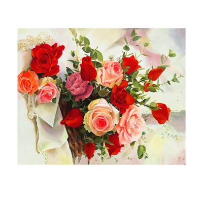 China Europe Diamond Painting Kit Flower High Quality Colorful Diamond Painting Diamond Painting for sale