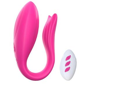 China Silicone+ABS Latest New Arrival Design Remote Control Vibrator Hot Selling Silicone Vibrator For Woman for sale