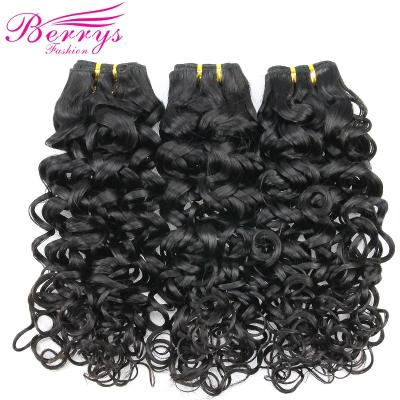 China Cuticle Aligned.No Gray Berrys Fashion Human Hair Bundles With Closure Virgin Peruvian Remy Hair Extensions Water Natural Wave Bundle for sale