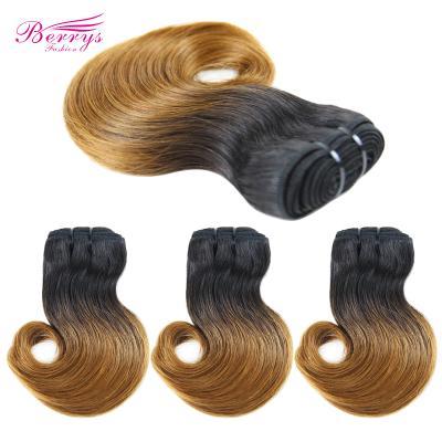 China Cuticle.No Gray Cheap Remy Hair Extensions Brazilian Hair Wig Lined Double Bundles Hairstyle 1B 27 Short Body Wave Pulled for sale