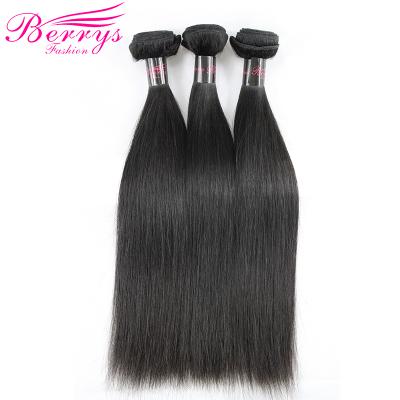 China Berrys Straight Hair 30inch Indian Straight Hair Extension No Shed No Tangle Hair Weaving Double Weft Bundles With Dropshipping for sale