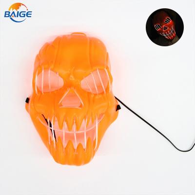 China Newest Style Cosplay Mask LED Light Up Scary Mask Ghost Mask For Halloween Festival Parties for sale