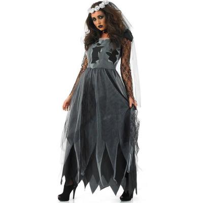 China Polyester Women's Vampire Witch Costume Cosplay Masquerade Party Halloween Gothic Dress for sale