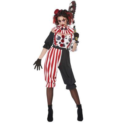 China Polyester 2022 New Arrivals Fashion Adults Clown Jokers Cosplay Halloween Costume For Woman Sexy Cosplay Party Outfit for sale