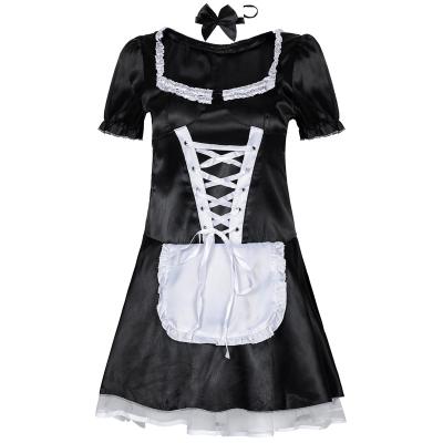 China Polyester 2022 Sexy Maid Cosplay Costume Women Sexy Halloween Cosplay Dresses for sale