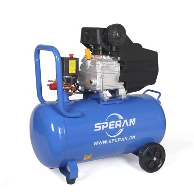 China Best Selling 2hp 50l Portable Piston Lubricated Direct Driven Air Compressor for sale