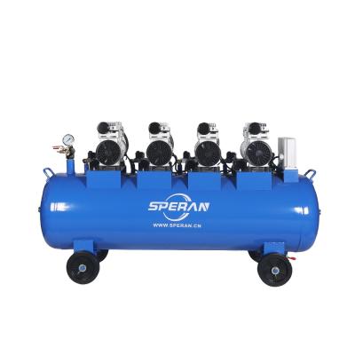 China Speran Air Compressor 6kw Oil Free Oil Free Air Compressors With 200 Liter Air Tank for sale