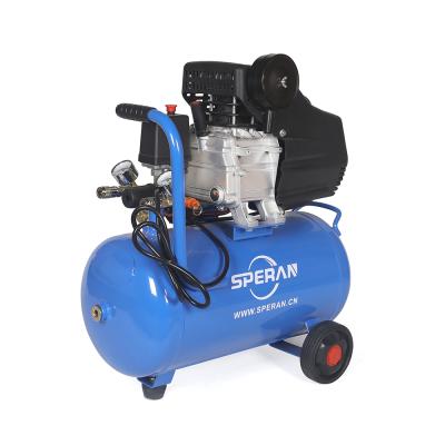 China Good quality 24Liter portable piston lubricated direct air compressor for sale