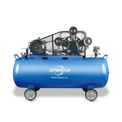 China CE rohs lubricated dual piston Speran portable electric compressor poutsmaster lubricated air compressor for sale