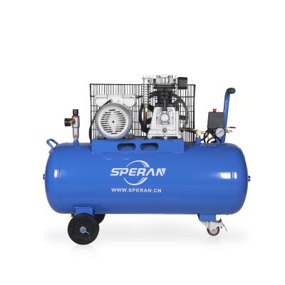 China Speran Lubricated Automatic Belt Pump Air Compressor for sale