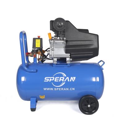 China 220V high quality lubricated mini 3hp handheld portable mobile 50 liter direct driven air compressor for sale