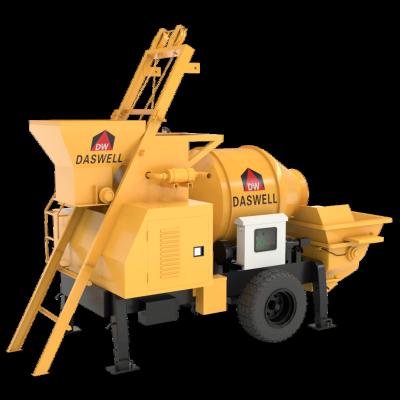 China Manufacturing Plant concrete mixer pump trailer pump concrete machine small concrete mixer with pump for sale