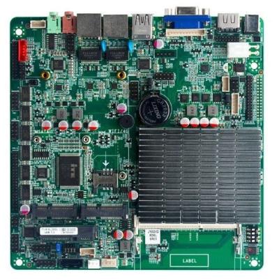 China Intel Industral mini pc celeron N2940 quad core ultra slim drag 2 bay mini itx itx motherboard N2940BA for sale