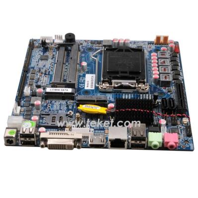 China LGA1150 Chipset MINI-ITX Desktop Socket Slim All-in-one H81QM H81 Slim Motherboard with HDI and DVI PCIE DVI for sale