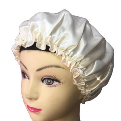 China custom hair satin bonnet long silk bonnet private label bonnet for sale