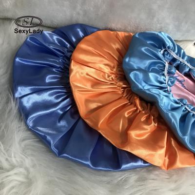 China Private Label Single Layer Bonnet 100% Silk Bonnet Wholesales Hair Bonnet for sale