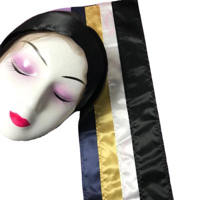 China silk bonnet with custom logo silk hair bonnet hair bonnet for sale