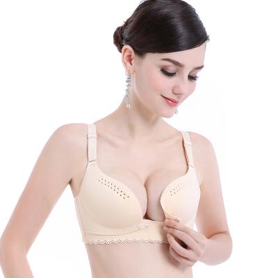 China Anti Allergy Breastfeeding Breastfeeding Bra Large Size One Piece Gather Breathable Maternity Underwear for sale