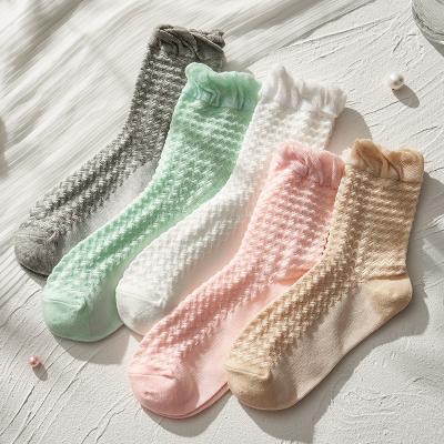 China New Arrival Custom Tube Socks Antibacterial For Young Women Cotton Loose Delivery Maternity Socks for sale