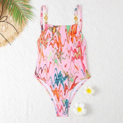 China Plus Size 2021 Pale Pink Fashionable Luxury Swimwear One Piece Monki Swimsuits Custom Famous Designer One Piece for sale