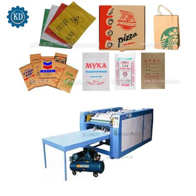 China Building material shops pp woven rice paper bag printer making machine with non woven flexo bag printing machine for sale