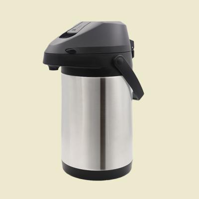 China Large Capacity Stainless Steel Vacuum Airpot Coffee Carafe Dispenser Flask Viable Thermos For Home Use for sale