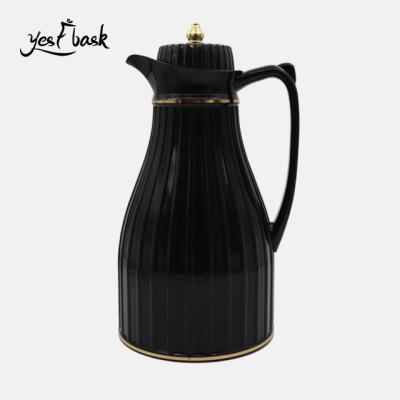 China China Viable Factory Coating Glass Vacuum Flask With Inner Handle Arabic Coffee Pot Vacuum Flask Glass for sale