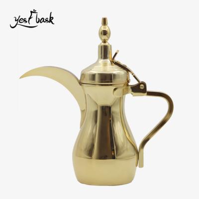 China Business Coffee Teapot Stainless Steel Dallah Pot Arabic Vacuum Insulated Water Jug For Home for sale