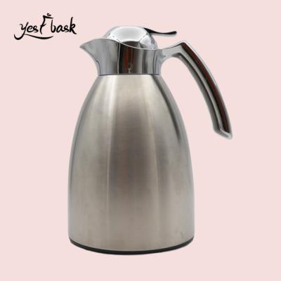 China High Quality Business Thermos Coffee Pot Keep Water Hot For Up To 24 Hours Vacuum Double Walled Jug Stainless Steel Flask Glass Vacuum for sale