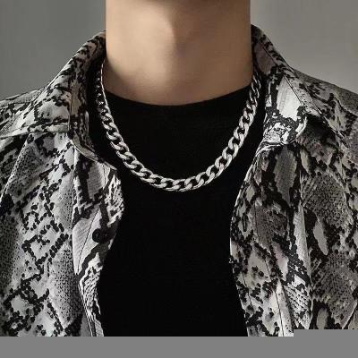 China Hot Trendy CLASSIC Men's Necklace Stainless Steel Figaro NK Link Chain Classic Necklace Chains For Men's Jewelry Gift for sale