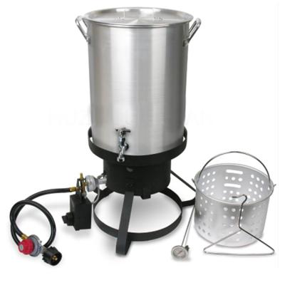 China Easily Cleaned With 30QT Spit Fryer Aluminum Outdoor Cooker Deep Fryer Turkey for sale