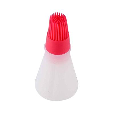 China Easily Cleaned Reusable BBQ Accessories Heat Resistant Factory Outlet Food Grade Oil Brush Oil Brush Bottle for sale