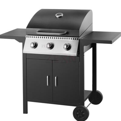 China Hotel Restaurant Bistros Cafe Supermarket Gas Easily Cleaned Professional Manufacturing BBQ Grills Zesn for sale