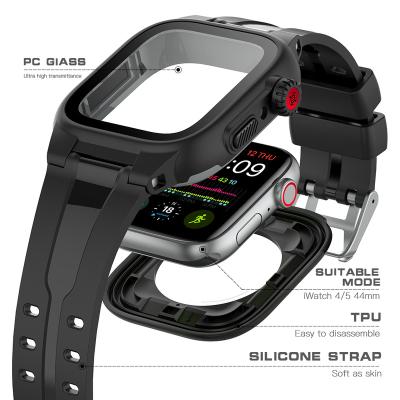 China Best Selling Fitness Waterproof Sports Waterproof Anti Drop Wristband Shockproof Smart Watch Case For Apple Watch Series for sale