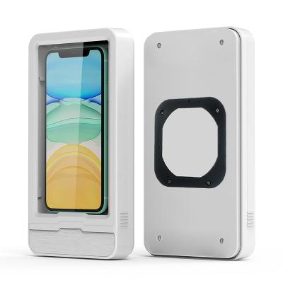 China High Quality Adjustable Phone Holder Wall Mounted Shower Bathroom Phone Cover Waterproof Fogproof Case for sale