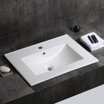 China Wholesale Price Easy Clean Bathroom Sink Ware Bathroom Hand Wash Sink Cabinet Sanitary Basin for sale