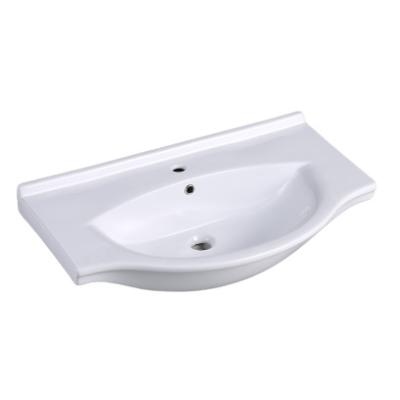 China Chaozhou Easy Clean Sanitary Ware Hand Sink Ceramic Square Bathroom Vanity Cabinet for sale