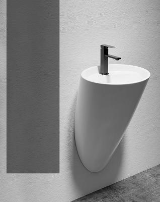 China High Grade Easy Clean Pedestal Wash Basin Ceramic Wall Hung Bathroom Sink for sale