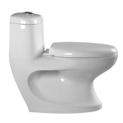 China Double-flow WC Water Saving Ceramic Wholesale Sanitary Ware Bathroom Set With UF Seat Cover for sale