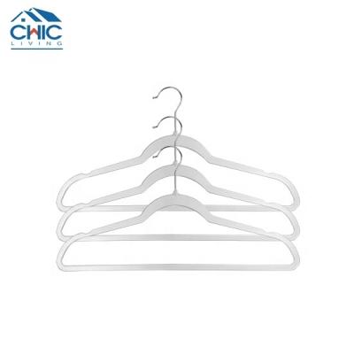 China High Quality Rubberized Non-slip Clothes Hangers Multifunctional Household Suits Hangers with Notches for Cabinet for sale