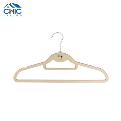 China Multifunctional Hangers Fashion Style Rubberized Non-Slip Hangers with Notches, Accessory Bar and Waterfall Hook for Cabinet for sale