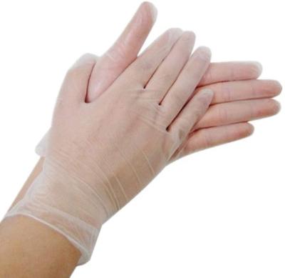 China Powder M Disposable Vinyl Gloves, 100Pcs Non Sterile PVC and Latex Free Food Prep Cooking Gloves, Kitchen Food Hand Safety Gloves for sale