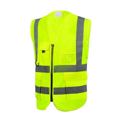 China 100% Polyester CE EN ISO 20471:2013+A1 Adults Breathable Jackets 100% Reflective Safety Vest for sale