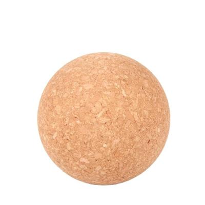 China 100% Eco-friendly Cork Massage Ball Custom Cork Ball Yoga Exercise Natural Cork Massage Ball Set Cork for sale